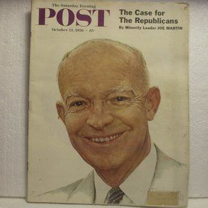 Vintage Saturday Evening Post October 13 1956